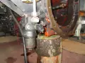 Filtr hydrauliki ciągnika MF 255 z zaznaczonymi elementami.