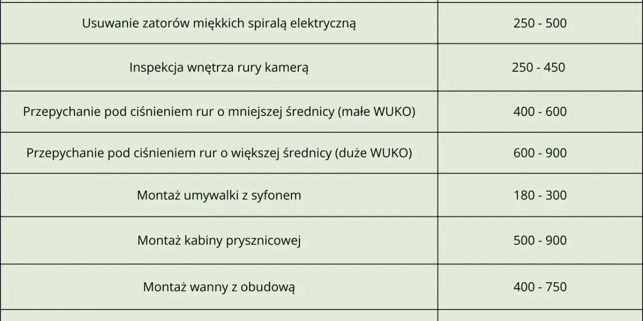 Ile kosztuje hydraulik? Poznaj cennik i uniknij ukrytych kosztów