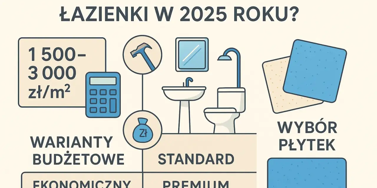 Ile kosztuje remont łazienki? Budżet, ceny, uniknij pułapek!