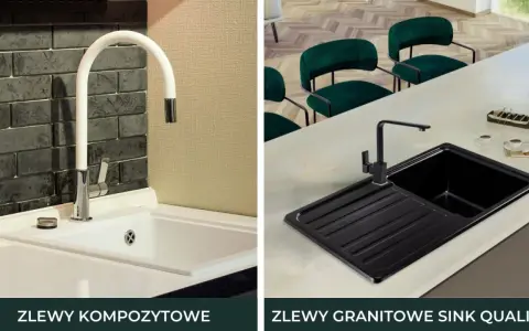 Zlew granitowy czy kompozytowy? Pełne porównanie i werdykt!