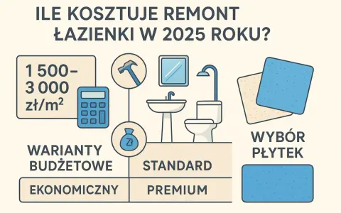 Ile kosztuje remont łazienki? Budżet, ceny, uniknij pułapek!