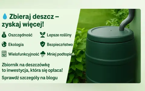 Zbiornik na deszczówkę: Opłaca się w 2026? Koszty, dotacje, porady