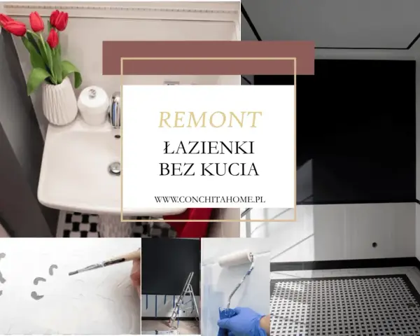 Tania metamorfoza łazienki: odmień ją bez kucia!