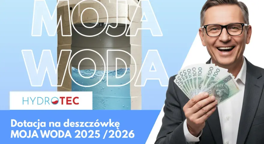 Moja Woda 2026: Dofinansowanie na deszczówkę odbierz 6000 zł!