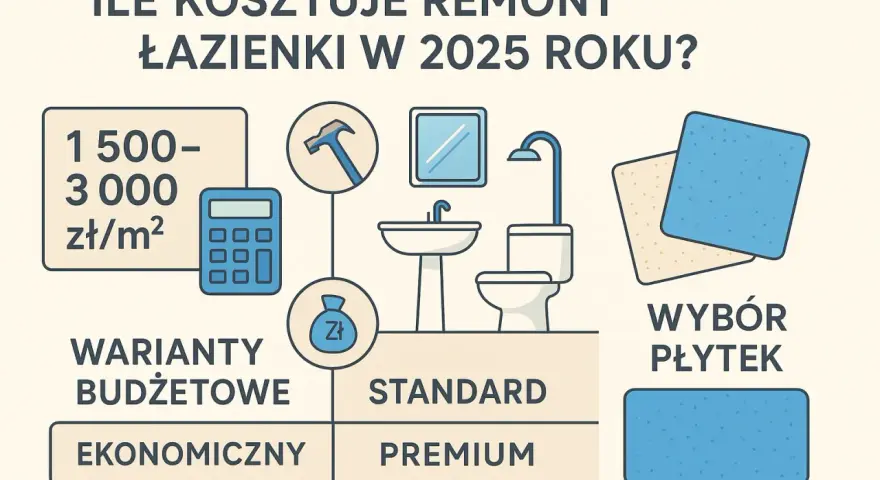 Ile kosztuje remont łazienki? Budżet, ceny, uniknij pułapek!