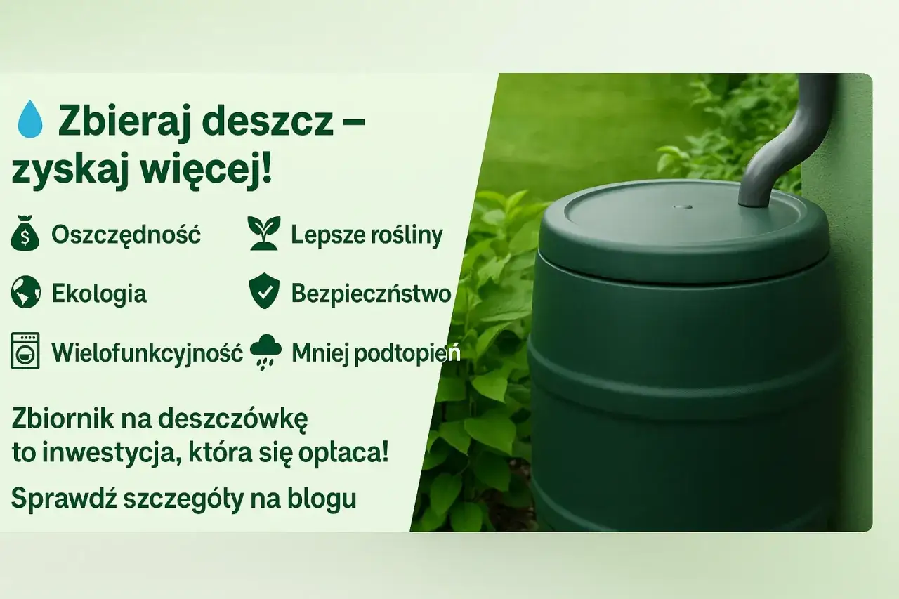 zbiornik na deszczówkę korzyści ekologiczne i ekonomiczne