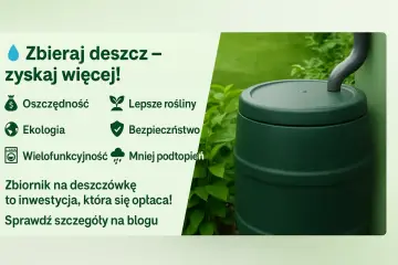 Zbiornik na deszczówkę: Opłaca się w 2026? Koszty, dotacje, porady